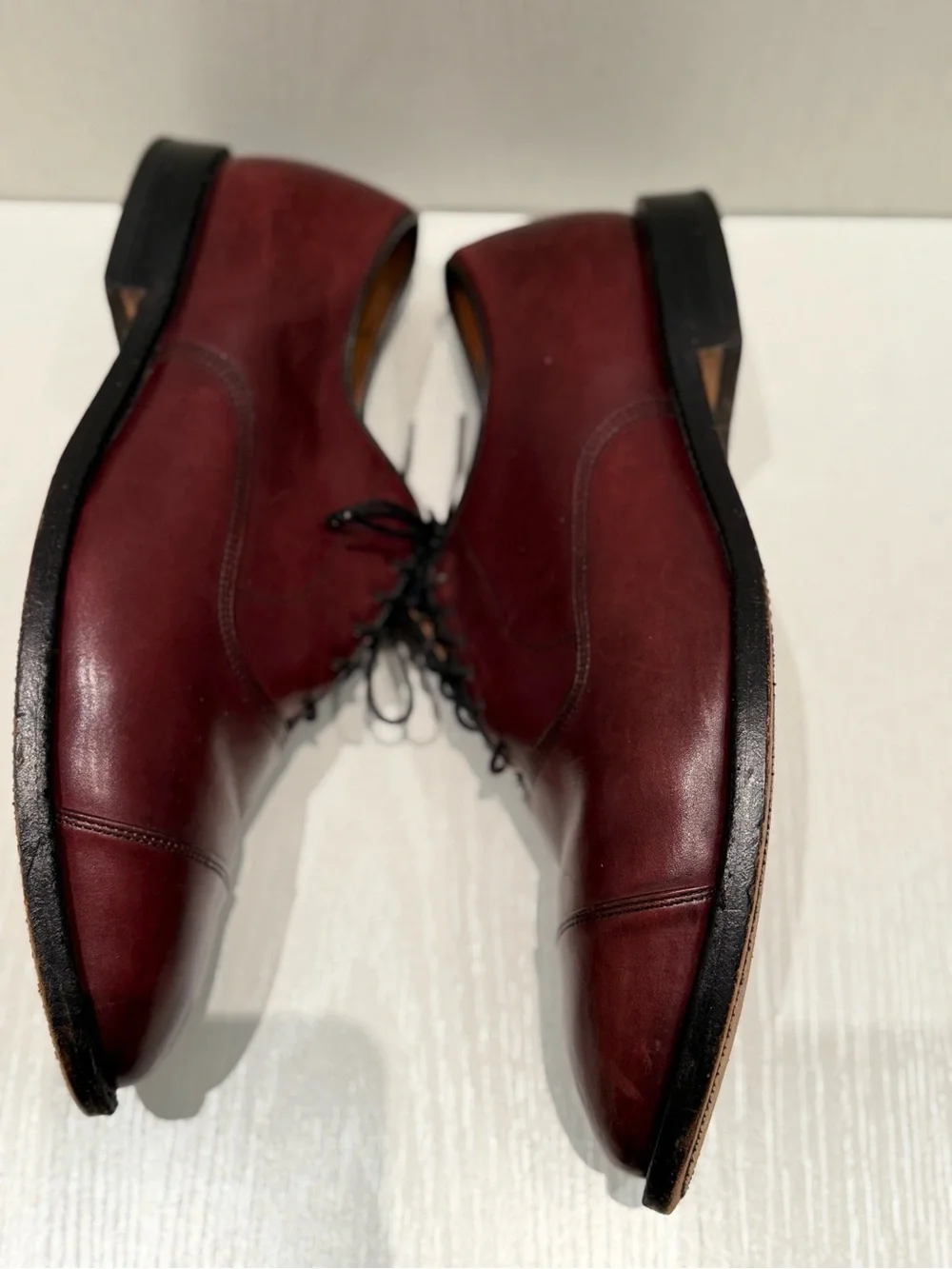 Allen Edmonds Oxford Dress Shoes -Size 10 3E (Wide) Burgundy/Oxblood Men’s